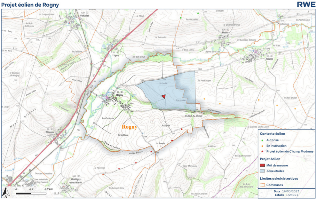 Carte de la zone d'études